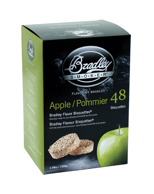 Bisquettes aux pommes pour les fumeurs Bradley