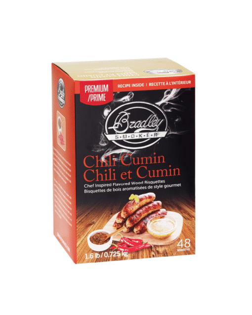 Bisquettes au piment Cummin pour Bradley Smoker