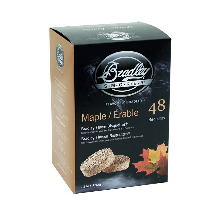 Bisquettes à l'érable pour les fumeurs Bradley