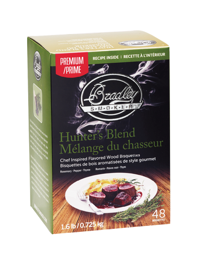 Bisquettes Hunters Blend pour Bradley Smoker