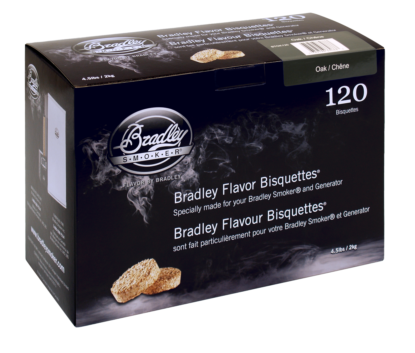 Bisquettes de chêne pour les fumeurs Bradley