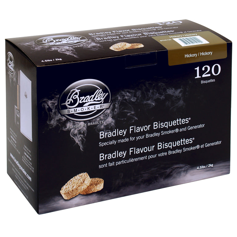 Bisquettes d'hickory pour les fumeurs Bradley