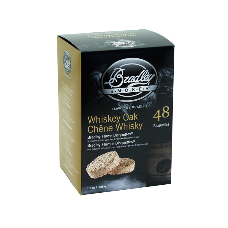 Bisquettes de chêne et de whisky pour les fumeurs Bradley